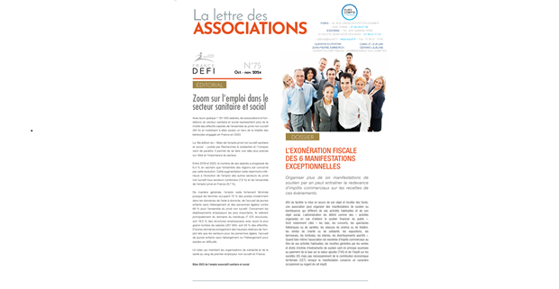 La lettre des Associations N°75 – oct.- nov. 2024